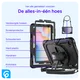 Lenovo Tab One Hoes met Ingebouwde Screen Protector en Handriem Blauw afbeelding 4