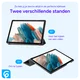Lenovo Tab One Hoes Tri-Fold Book Case met Standaard Zwart afbeelding 6