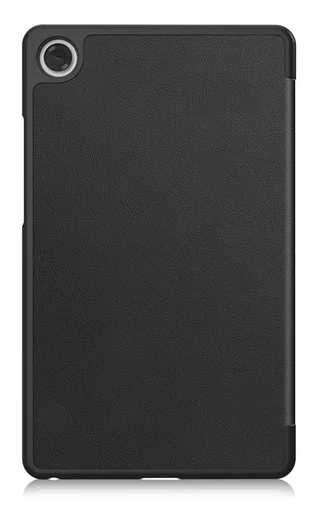 Lenovo Tab One Hoes Tri-Fold Book Case met Standaard Zwart afbeelding 10