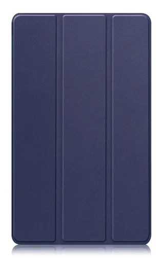Lenovo Tab One Hoes Tri-Fold Book Case met Standaard Blauw afbeelding 11