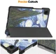 Lenovo Tab One Hoes Tri-Fold Book Case met Standaard Sterrennacht afbeelding 5