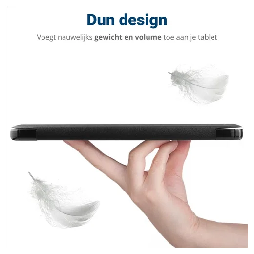 Lenovo Tab One Hoes Tri-Fold Book Case met Standaard Touch afbeelding 8