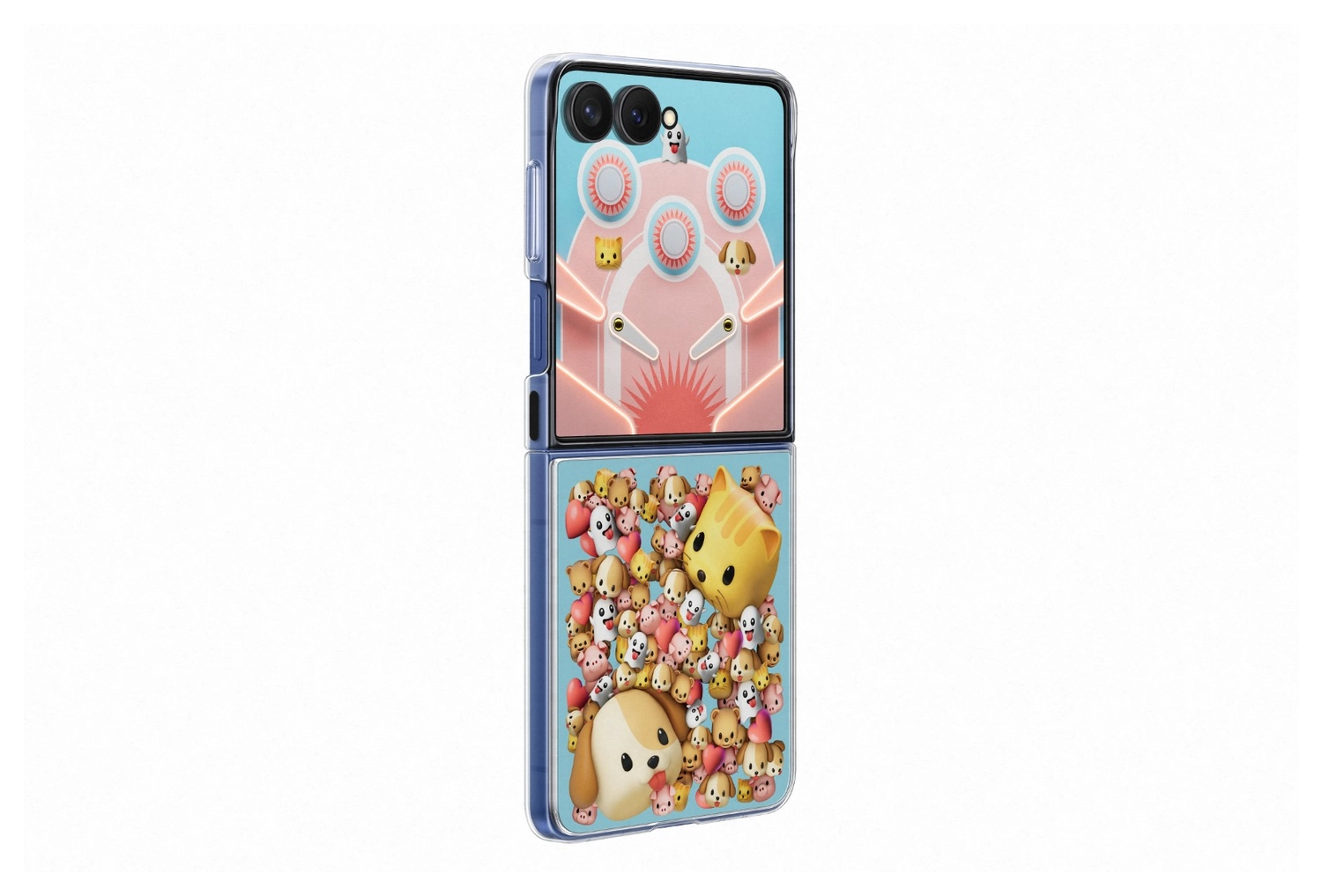 Origineel Samsung Galaxy Z Flip 7 Hoesje FlipSuit Case Transparant afbeelding 2