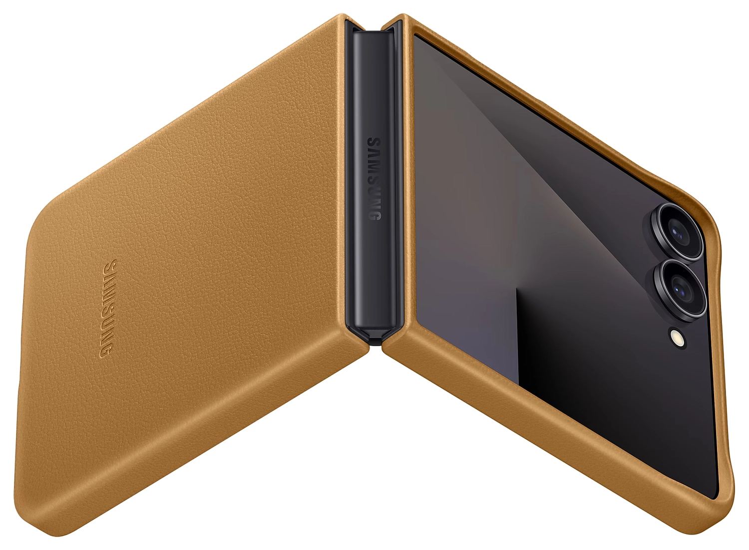 Origineel Samsung Galaxy Z Flip 7 Hoesje KindSuit Case Bruin afbeelding 6