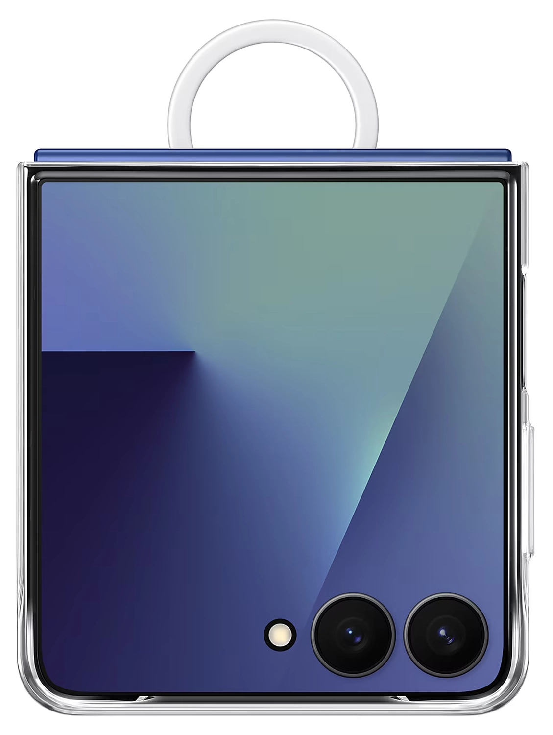 Origineel Samsung Galaxy Z Flip 7 Hoesje Clear Ring Case Transparant afbeelding 2