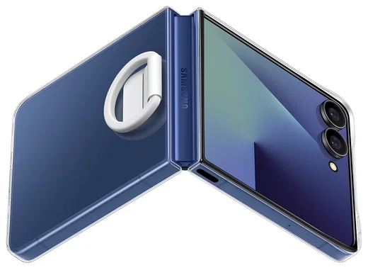 Origineel Samsung Galaxy Z Flip 7 Hoesje Clear Ring Case Transparant afbeelding 8