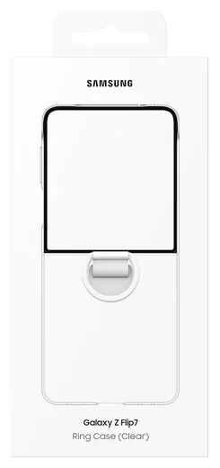 Origineel Samsung Galaxy Z Flip 7 Hoesje Clear Ring Case Transparant afbeelding 9