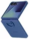 Origineel Samsung Galaxy Z Flip 7 Hoesje Ring Case Siliconen Blauw afbeelding 1