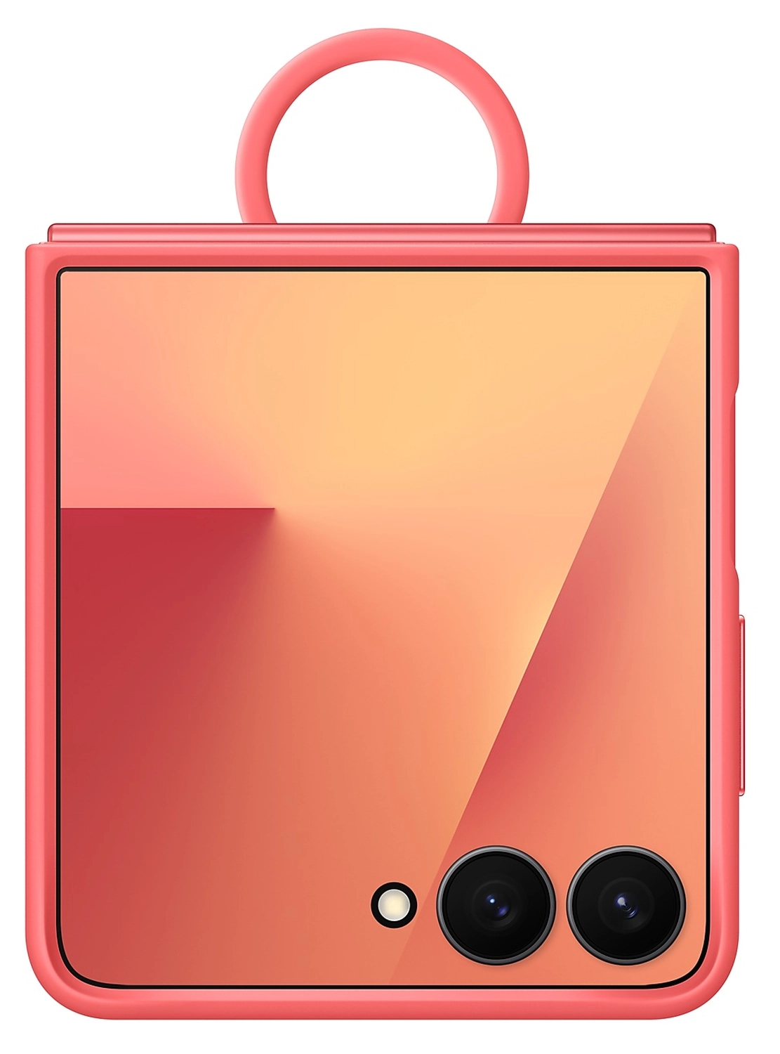 Origineel Samsung Galaxy Z Flip 7 Hoesje Ring Case Siliconen Rood afbeelding 2