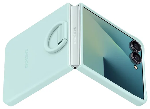Origineel Samsung Galaxy Z Flip 7 Hoesje Ring Case Siliconen Mint afbeelding 7