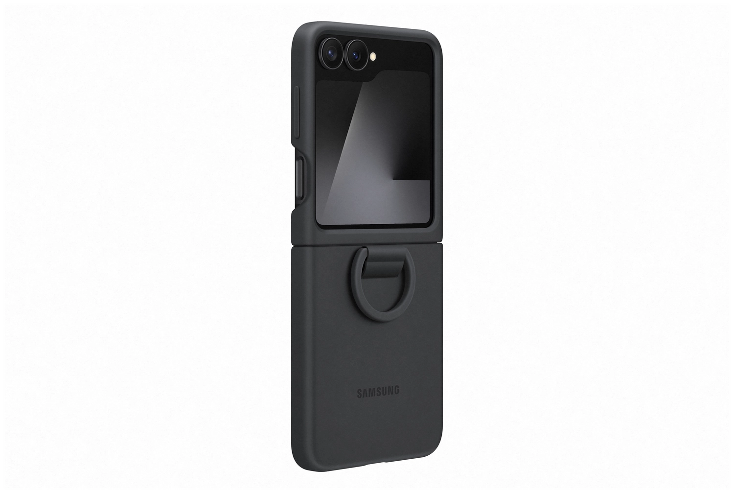 Origineel Samsung Galaxy Z Flip 7 FE Hoesje Silicone Case Back Cover Zwart afbeelding 1