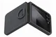 Origineel Samsung Galaxy Z Flip 7 FE Hoesje Silicone Case Back Cover Zwart afbeelding 2