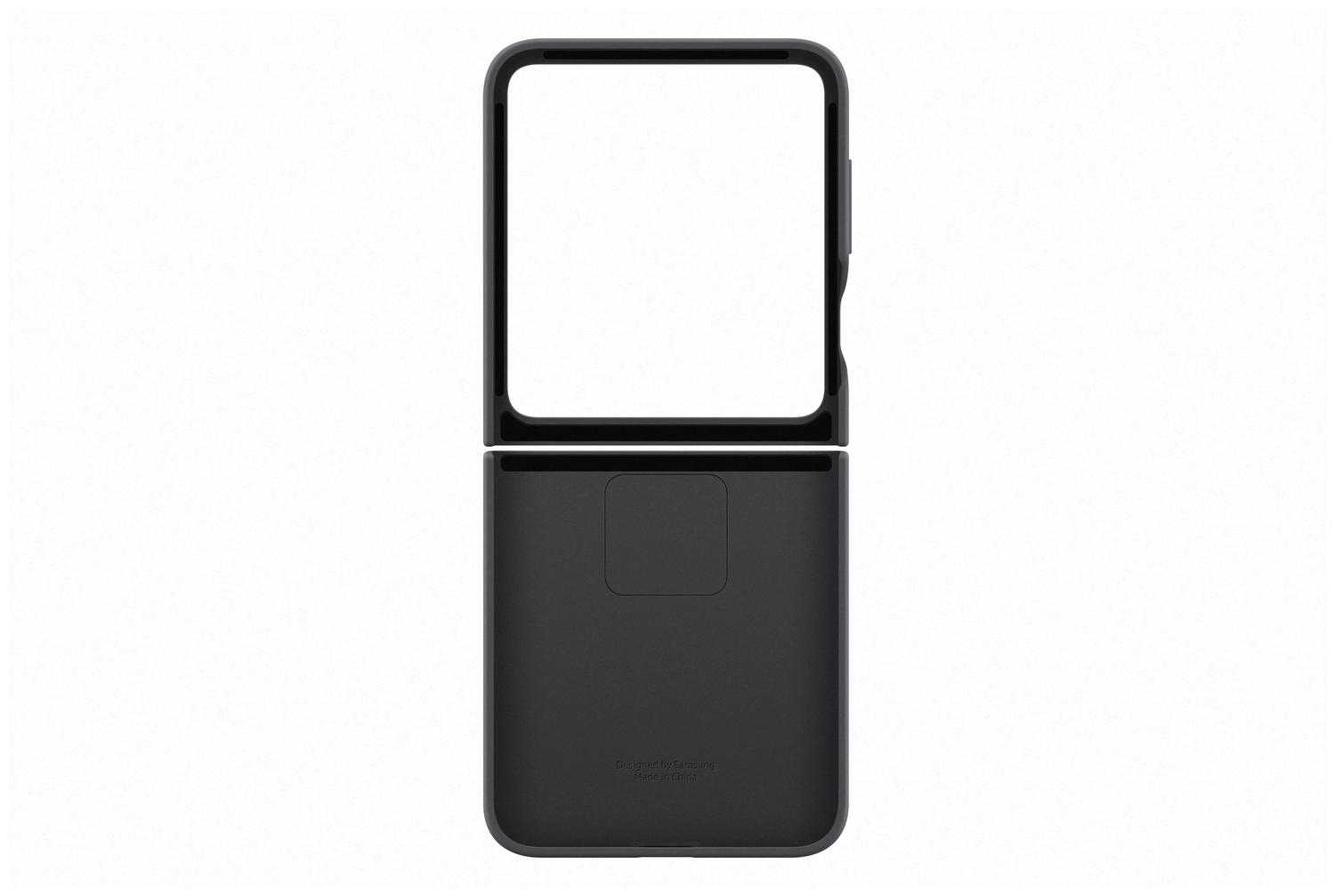 Origineel Samsung Galaxy Z Flip 7 FE Hoesje Silicone Case Back Cover Zwart afbeelding 3