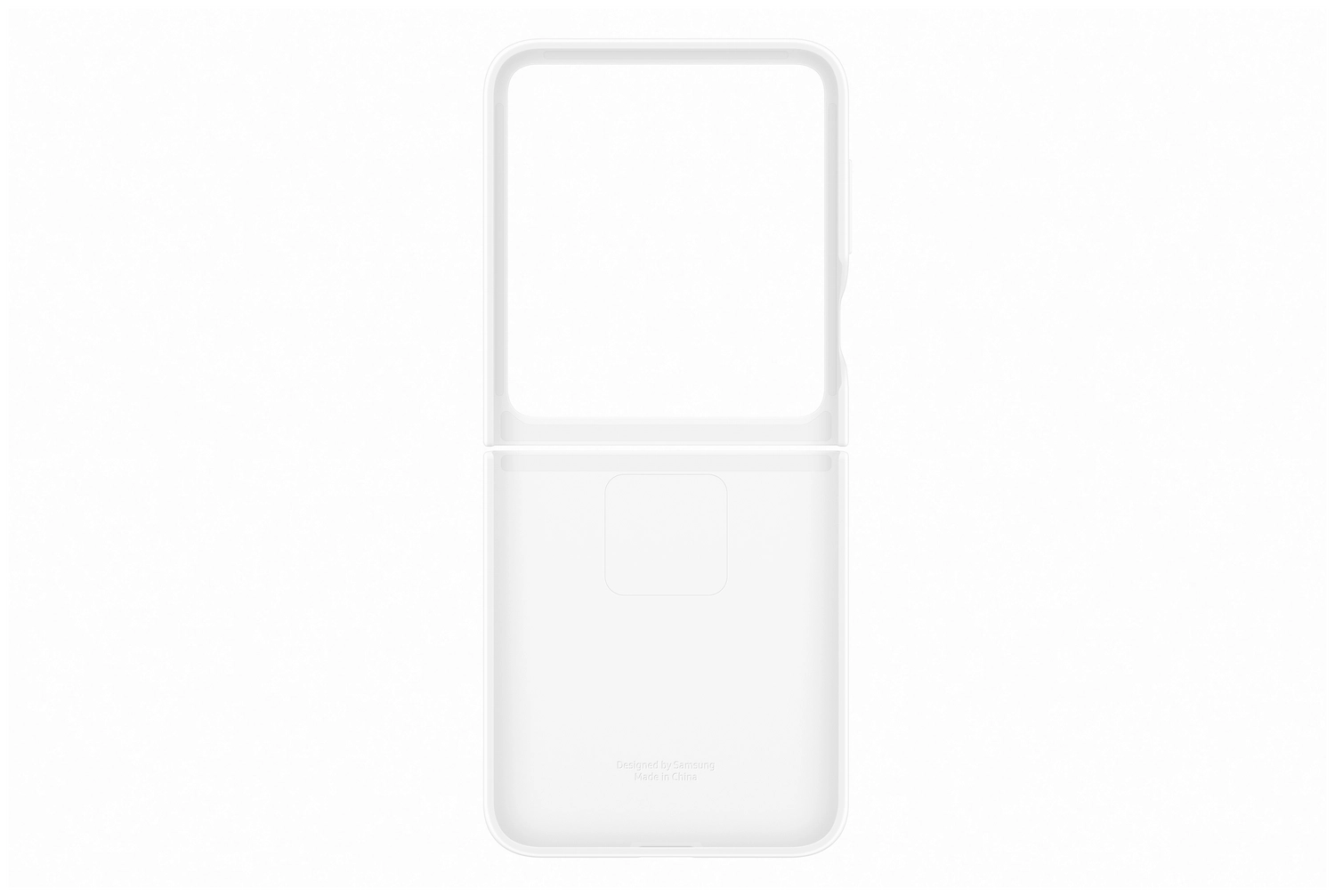 Origineel Samsung Galaxy Z Flip 7 FE / 6 Hoesje Silicone Case Back Cover Wit afbeelding 5