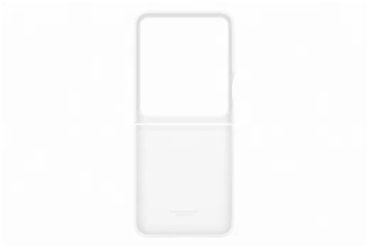 Origineel Samsung Galaxy Z Flip 7 FE / 6 Hoesje Silicone Case Back Cover Wit afbeelding 5