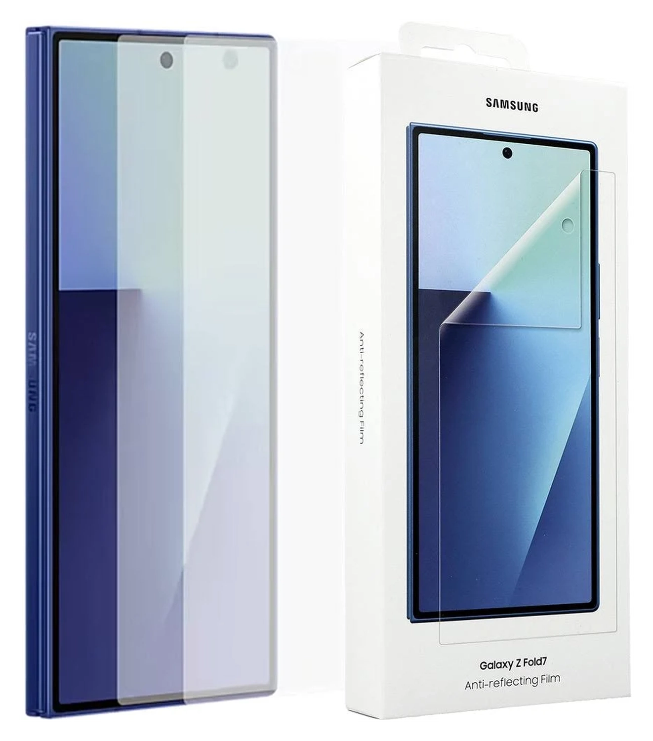 Originele Samsung Galaxy Z Fold 7 Screen Protector Display Folie (2-Pack) afbeelding 1