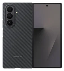 Origineel Samsung Galaxy Z Fold 7 Hoesje Carbon Shield Case Zwart afbeelding