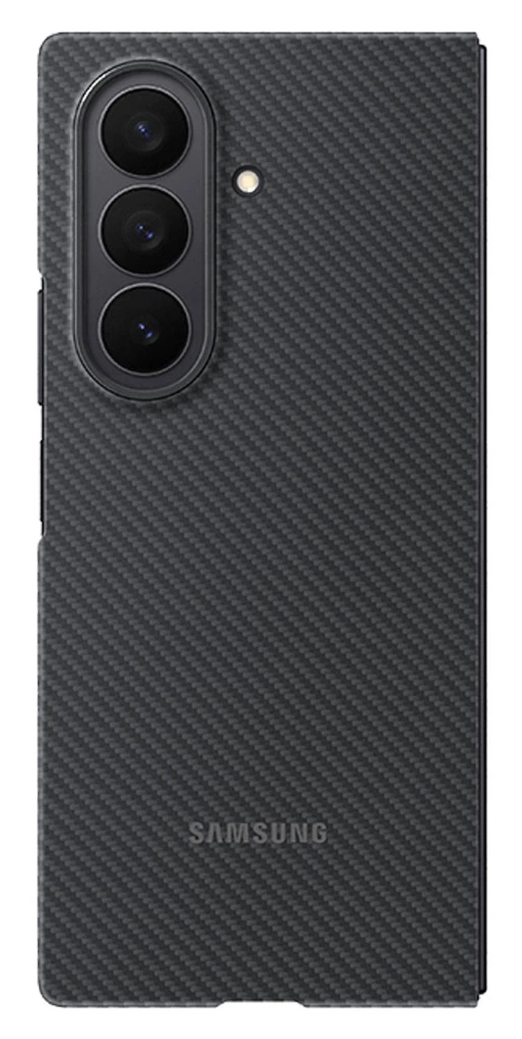 Origineel Samsung Galaxy Z Fold 7 Hoesje Carbon Shield Case Zwart afbeelding 2