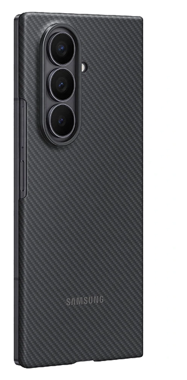 Origineel Samsung Galaxy Z Fold 7 Hoesje Carbon Shield Case Zwart afbeelding 3