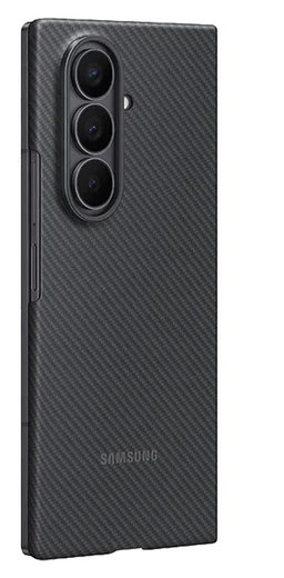 Origineel Samsung Galaxy Z Fold 7 Hoesje Carbon Shield Case Zwart afbeelding 3