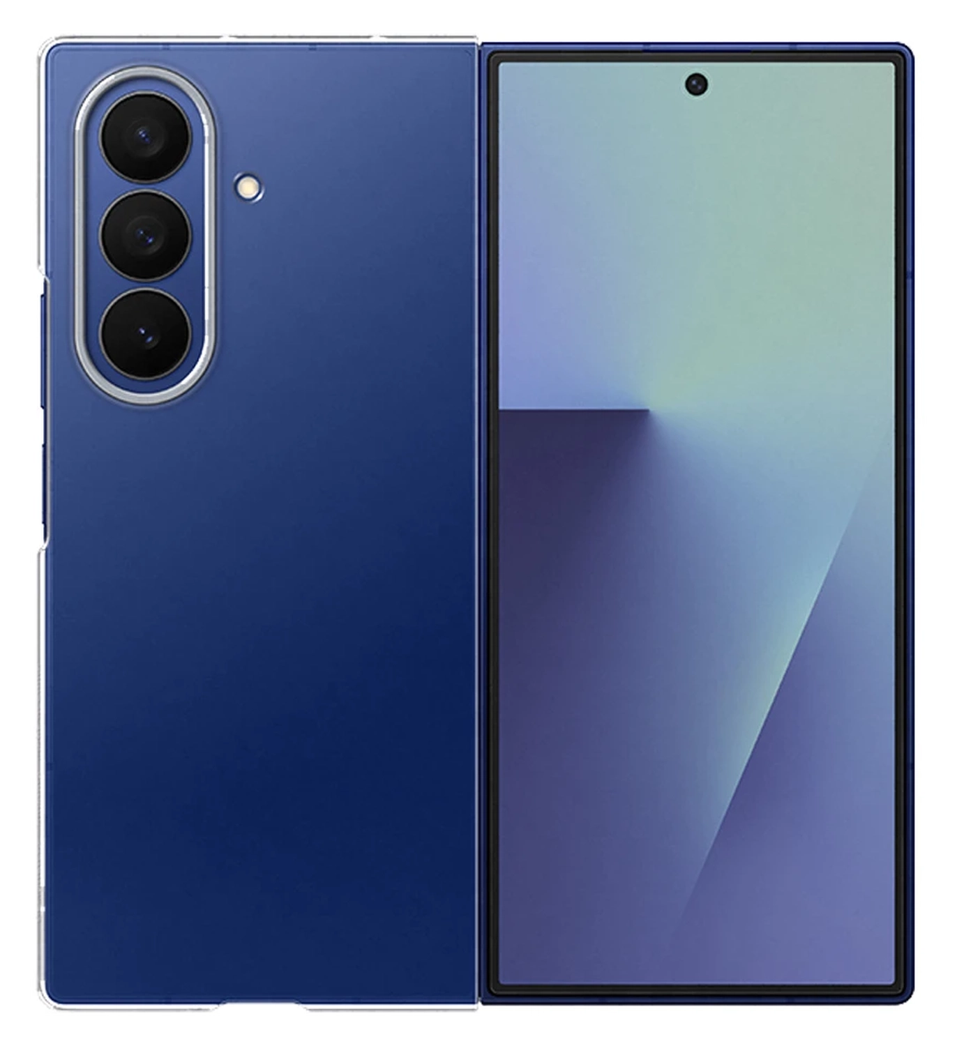 Origineel Samsung Galaxy Z Fold 7 Hoesje Clear Case Transparant afbeelding 1