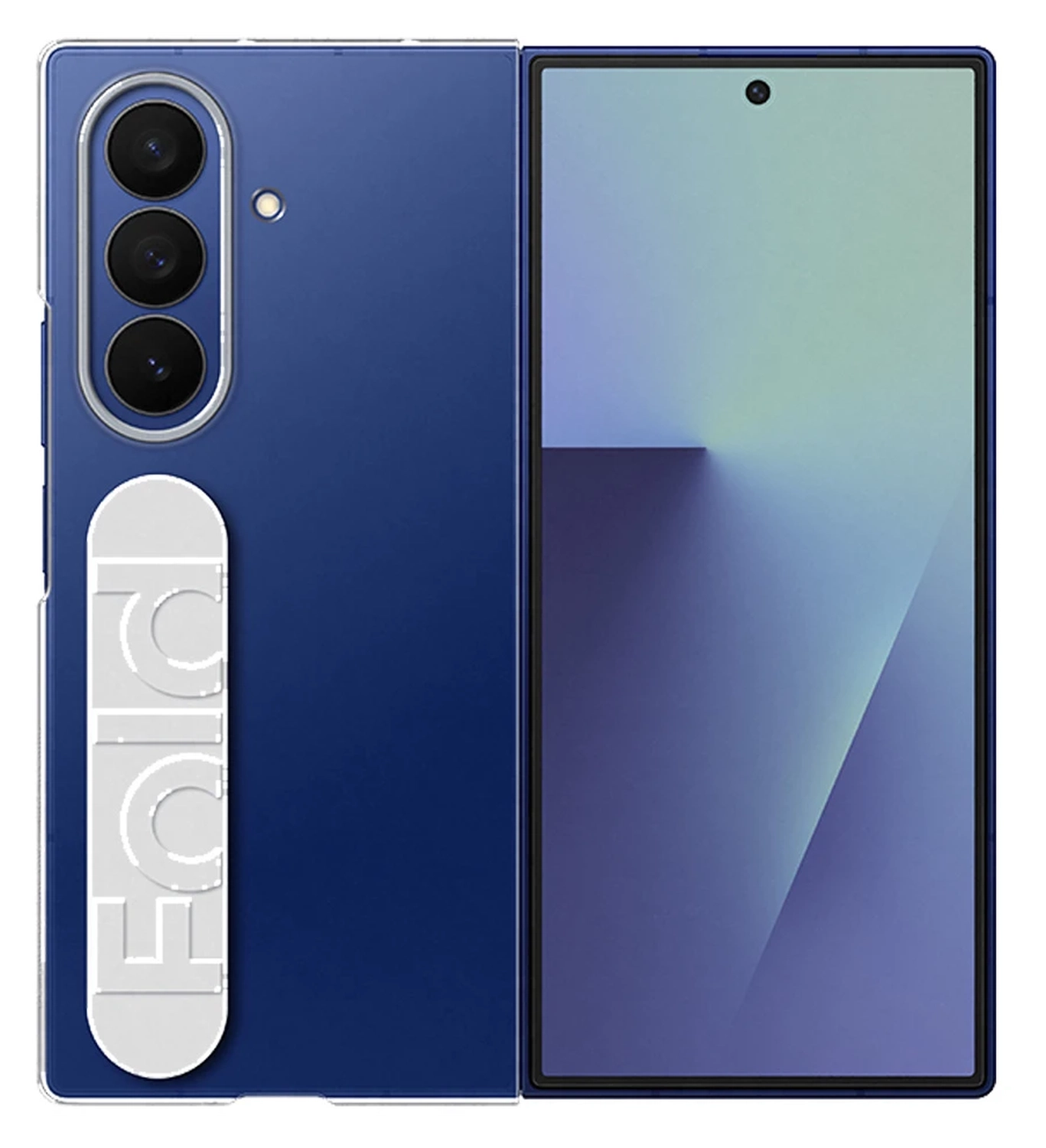 Origineel Samsung Galaxy Z Fold 7 Hoesje Clear Grip Case Transparent afbeelding 1