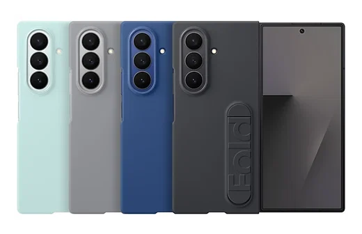 Origineel Samsung Galaxy Z Fold 7 Hoesje Silicone Case Back Cover Zwart afbeelding 5