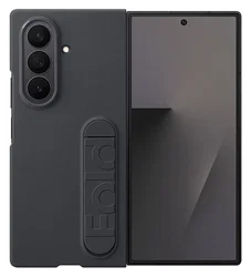 Origineel Samsung Galaxy Z Fold 7 Hoesje Silicone Case Back Cover Zwart afbeelding