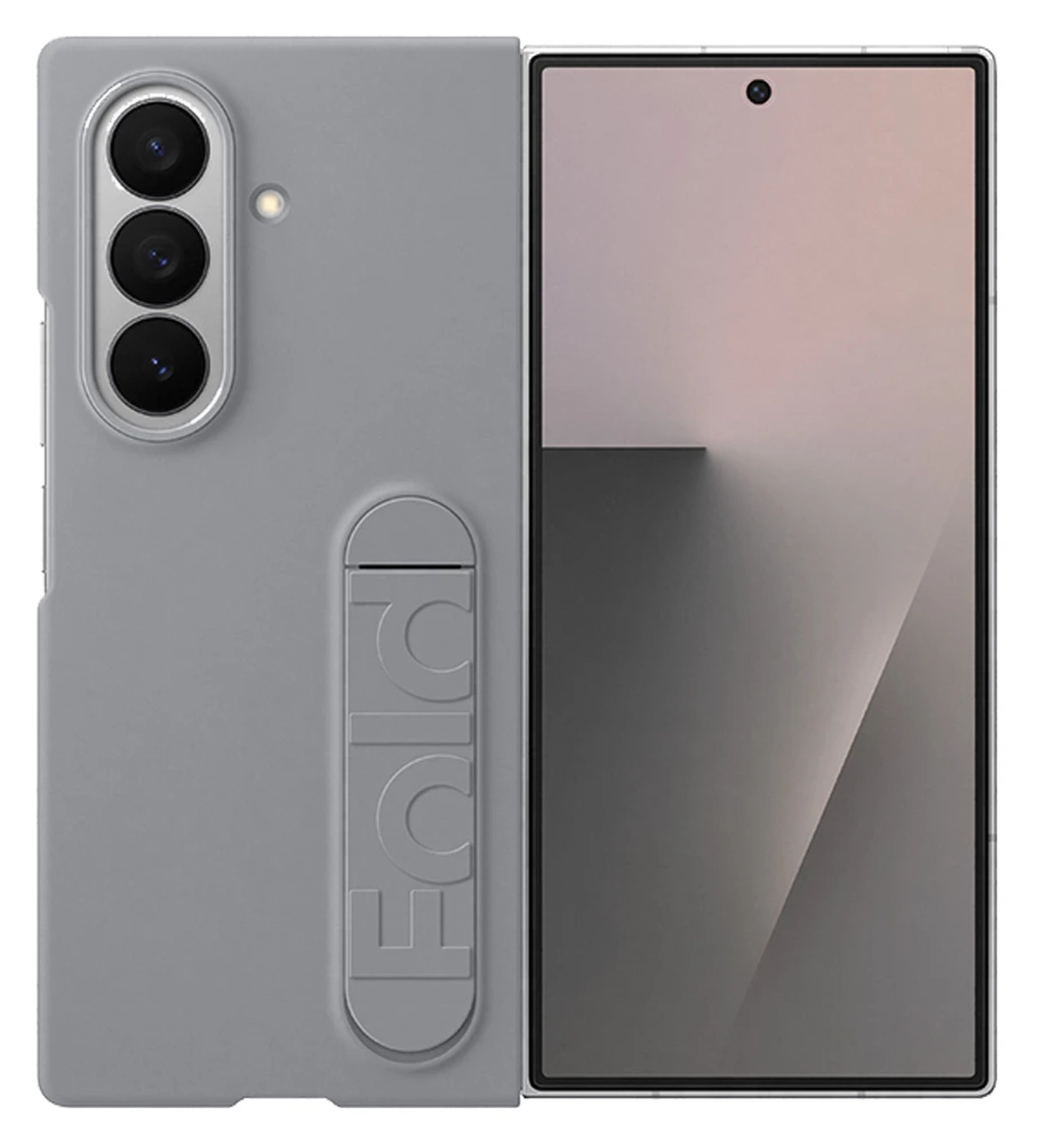 Origineel Samsung Galaxy Z Fold 7 Hoesje Silicone Case Back Cover Grijs afbeelding 1