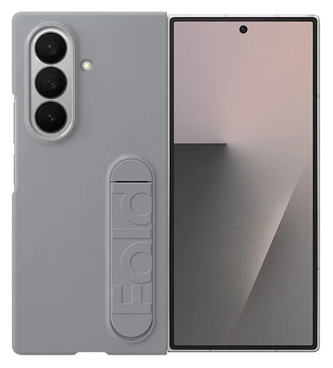 Origineel Samsung Galaxy Z Fold 7 Hoesje Silicone Case Back Cover Grijs afbeelding 1