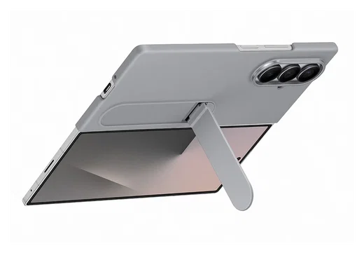 Origineel Samsung Galaxy Z Fold 7 Hoesje Silicone Case Back Cover Grijs afbeelding 2
