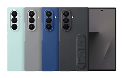 Origineel Samsung Galaxy Z Fold 7 Hoesje Silicone Case Back Cover Grijs afbeelding 5