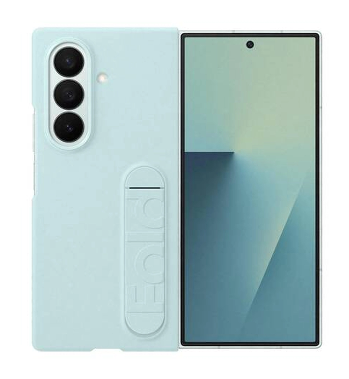 Origineel Samsung Galaxy Z Fold 7 Hoesje Silicone Case Back Cover Mint Groen afbeelding 1