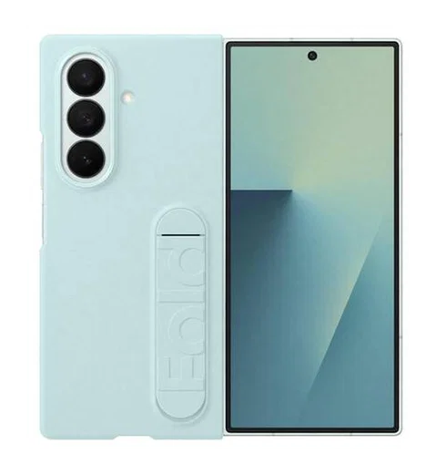 Origineel Samsung Galaxy Z Fold 7 Hoesje Silicone Case Back Cover Mint Groen afbeelding 1