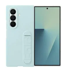 Origineel Samsung Galaxy Z Fold 7 Hoesje Silicone Case Back Cover Mint Groen afbeelding