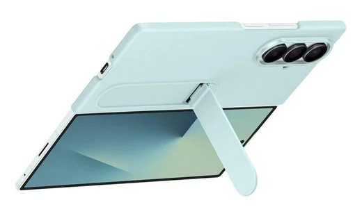 Origineel Samsung Galaxy Z Fold 7 Hoesje Silicone Case Back Cover Mint Groen afbeelding 4