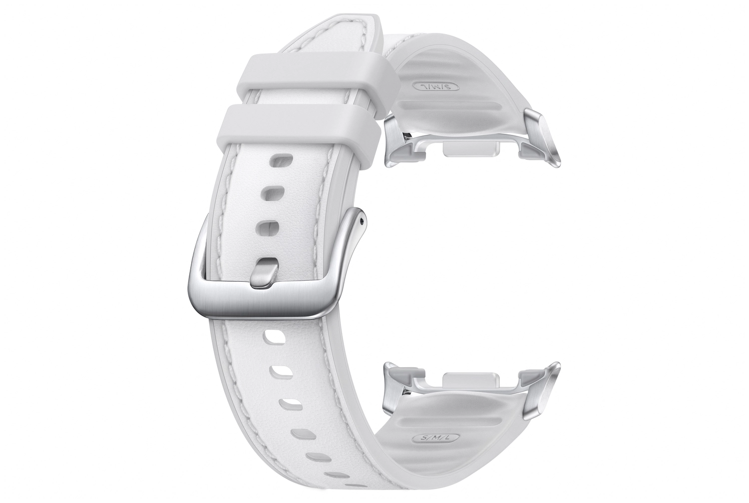 Origineel Samsung Galaxy Watch 8 Bandje Hybrid (S/M/L) Wit afbeelding 3