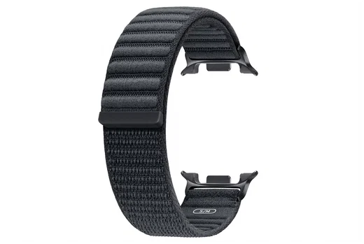 Origineel Samsung Galaxy Watch 8 Bandje Fabric (S/M) Graphite afbeelding 1