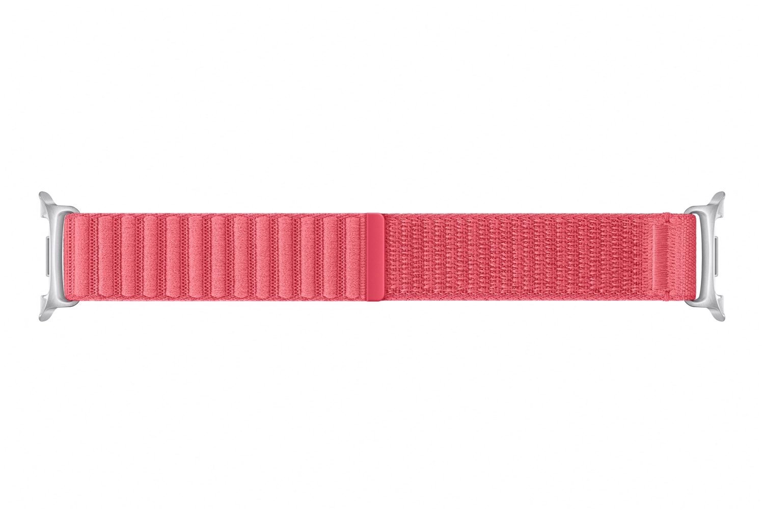 Origineel Samsung Galaxy Watch 8 Bandje Fabric (S/M) Rood afbeelding 2