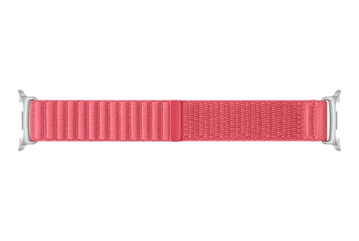 Origineel Samsung Galaxy Watch 8 Bandje Fabric (S/M) Rood afbeelding 2