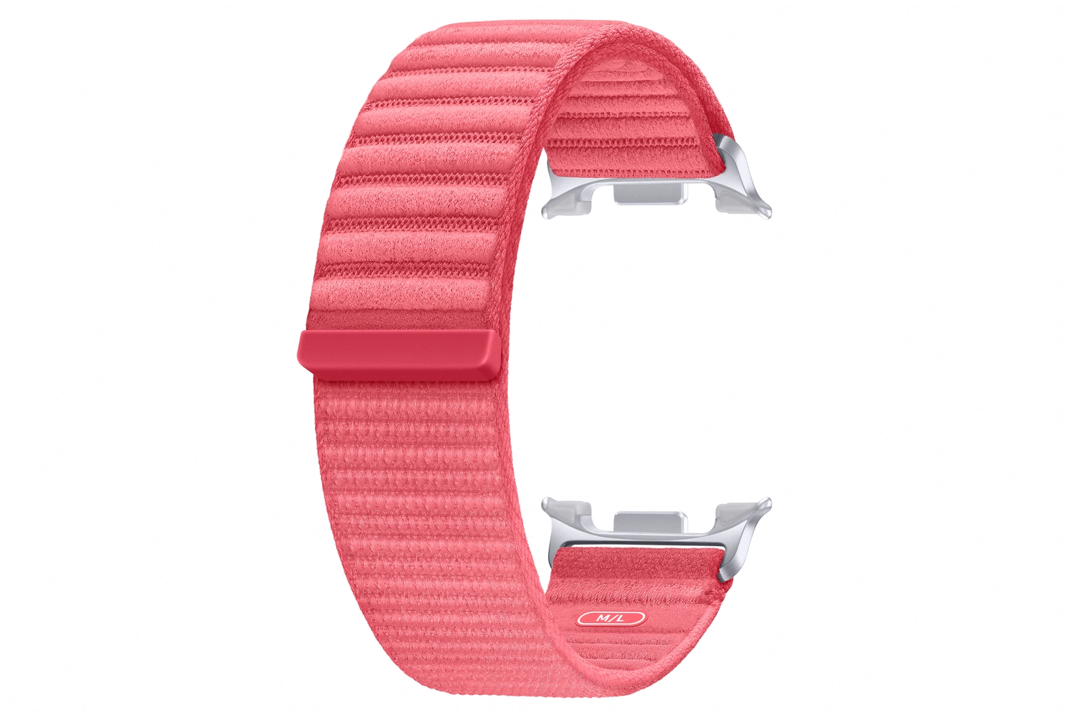 Origineel Samsung Galaxy Watch 8 Bandje Fabric (M/L) Rood afbeelding 1