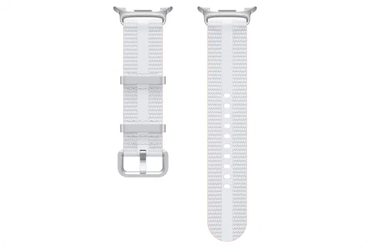 Origineel Samsung Galaxy Watch 8 Bandje - Athleisure Band - Wit (S/M) afbeelding 2