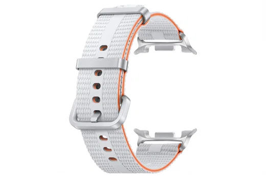 Origineel Samsung Galaxy Watch 8 Bandje - Athleisure Band - Wit (S/M) afbeelding 1