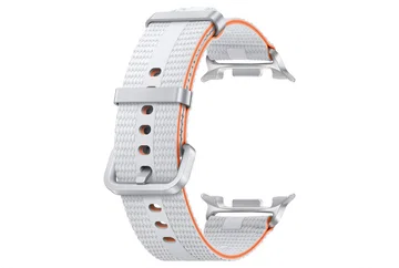 Origineel Samsung Galaxy Watch 8 Bandje - Athleisure Band - Wit (S/M)