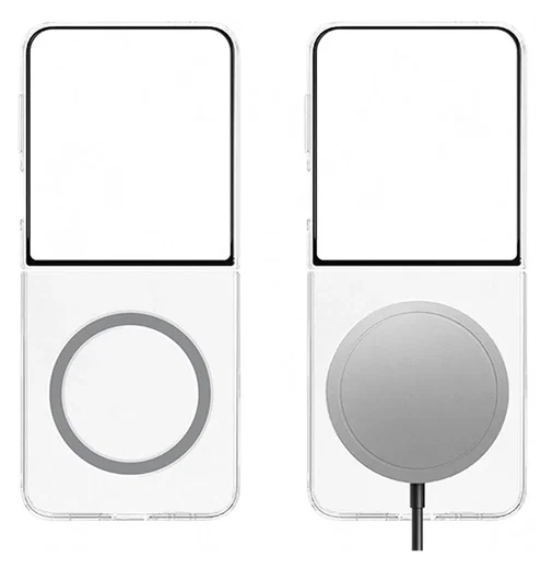 Origineel Samsung Galaxy Z Flip 7 Hoesje Clear Magnet Case Transparant afbeelding 7