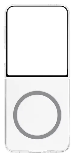 Origineel Samsung Galaxy Z Flip 7 Hoesje Clear Magnet Case Transparant afbeelding 1