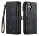 CaseMe C30 Apple iPhone 17 Hoesje Pasjeshouder Book Case Zwart