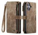 CaseMe C30 Apple iPhone 17 Hoesje Pasjeshouder Book Case Bruin