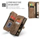 CaseMe C30 Apple iPhone 17 Hoesje Pasjeshouder Book Case Bruin afbeelding 10