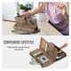 CaseMe C30 Apple iPhone 17 Hoesje Pasjeshouder Book Case Bruin afbeelding 5